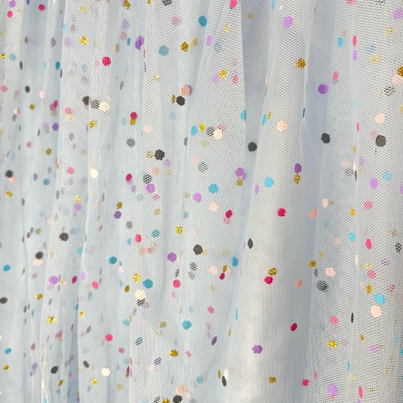 NWT Unique Vintage Blue Confetti Garden State Dress Retro Pinup Dapper 3X 20 22 - Picture 6 of 6